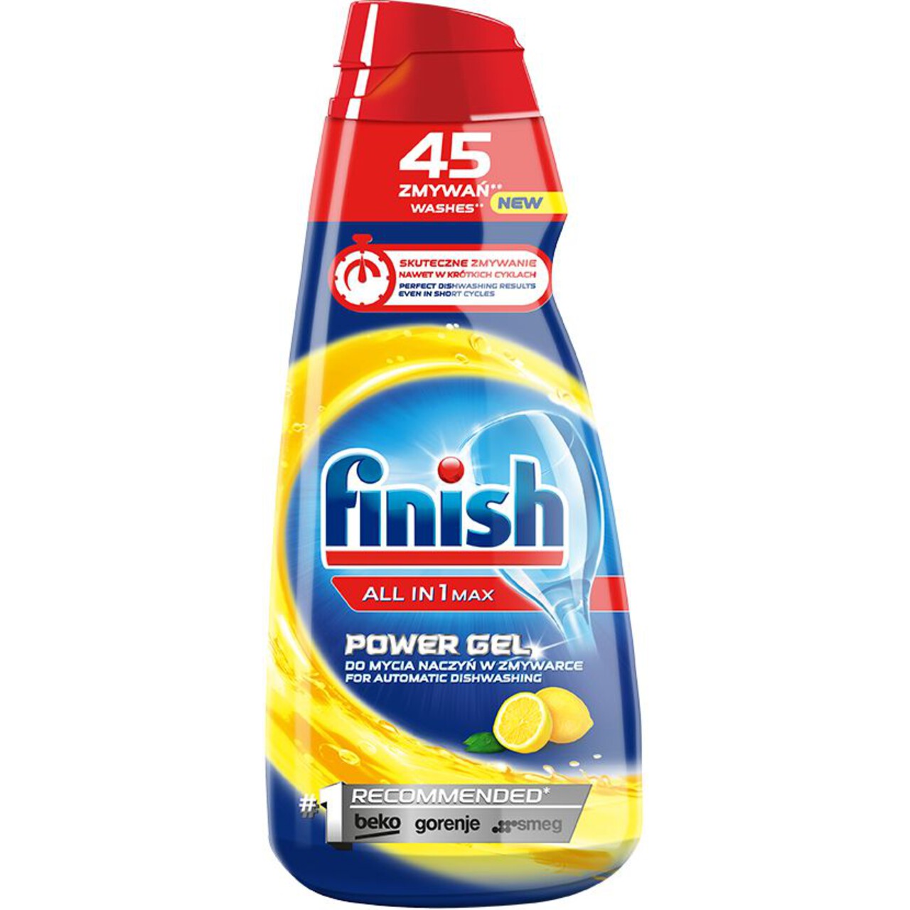 Żel do mycia naczyń w zmywarce lemon FINISH 900ml