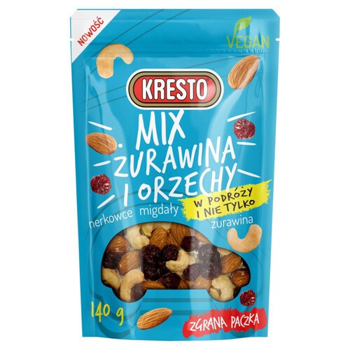 Mix żurawina i orzechy KRESTO 140 g 