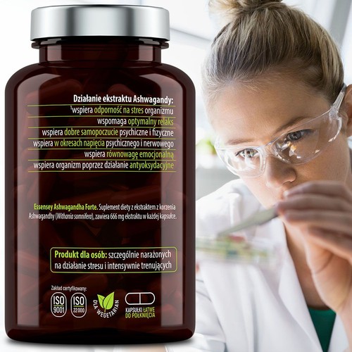 Ashwagandha Forte Essensey 90 kapsułek