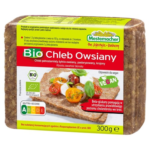 Bio Chleb owsiany  Mestemacher 300 g