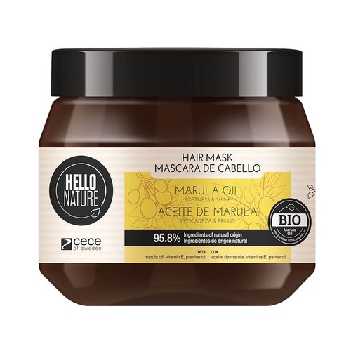 Maska do włosów z olejem Marula Oil HELLO NATURE 250 ml