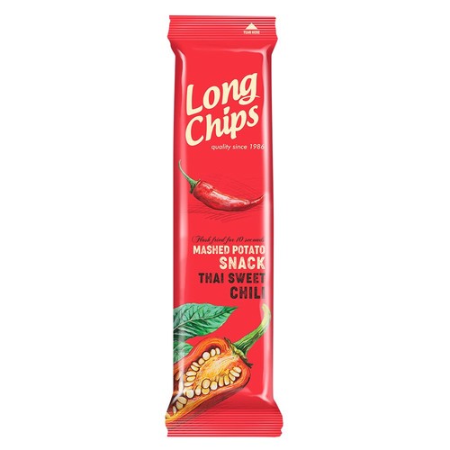 Chipsy ziemniaczane o smaku słodkiej papryki chilli  Long Chips 75 g