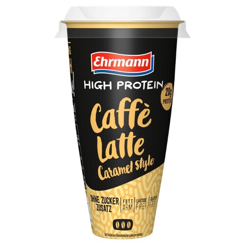 Caffe Latte napój o wysokiej zawartości protein EHRMANN 250 ml