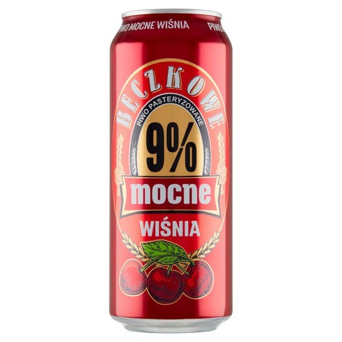 Piwo jasne pełne Mocne Wiśnia alk. 9,0% obj. Beczkowe 500 ml