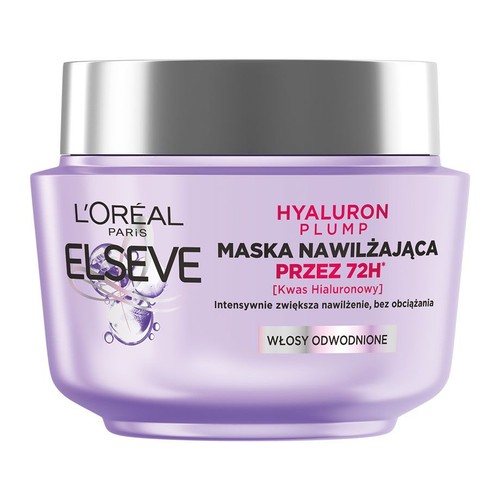 Maska nawilżająca do włosów odwodnionych Elseve Hyaluron Plump  L'Oreal Paris 300 ml