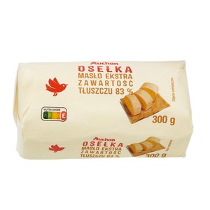 Osełka masło ekstra Auchan 300 g