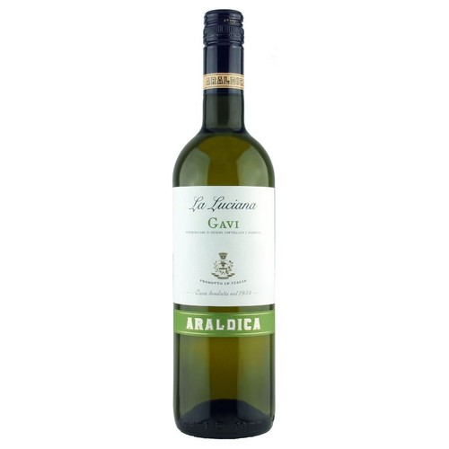 Wino białe wytrawne La Luciana Gavi DOCG alk. 11,5% obj. Araldica 750 ml