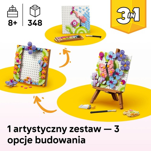 Creator 3 w 1 Dekoracyjny obraz z kwiatami 31390 LEGO 1 sztuka