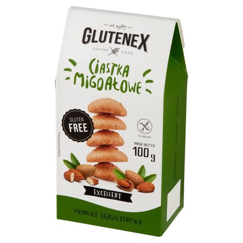 Ciastka migdałowe bezglutenowe Glutenex 100 g
