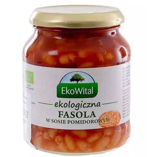 BIO Ekologiczna Fasola w sosie pomidorowym Eko Wital 360 g