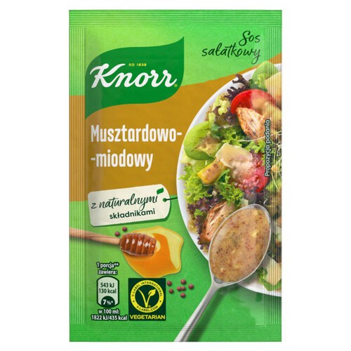 Sos sałatkowy miodowo-musztardowy Knorr 8 g