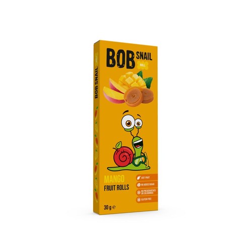Przekąska mango bez dodatku cukru Bob Snail 30 g