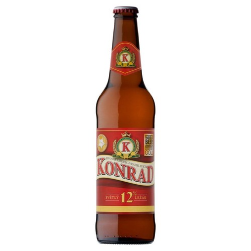 Piwo słowackie jasne leżakowe 12 Premium 5,2% obj. Konrad 500 ml