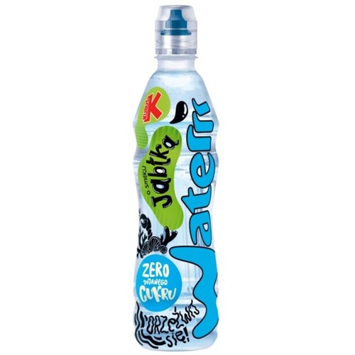 Woda smakowa o smaku jabłkowym Water Zero Cukru  Kubuś Water 6 x 0,5 l