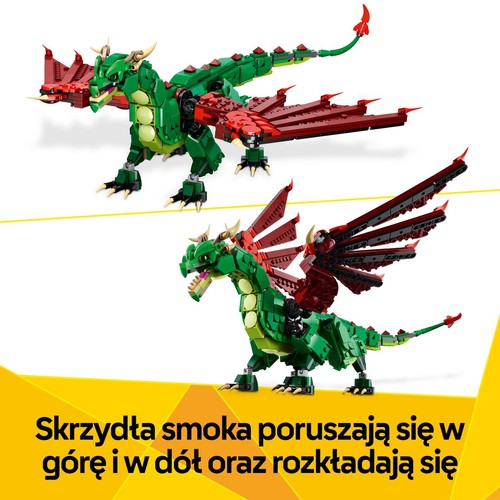 Creator 3 w 1 Średniowieczny smok 31161 LEGO 1 sztuka