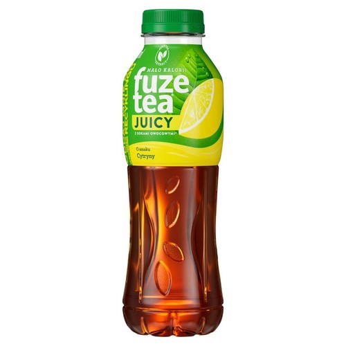 Napój niegazowany o smaku cytrynowym i ekstraktem z czarnej herbaty fuzetea 0,5 l