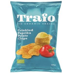 BIO Chipsy ziemniaczane paprykowe    Trafo 125 g