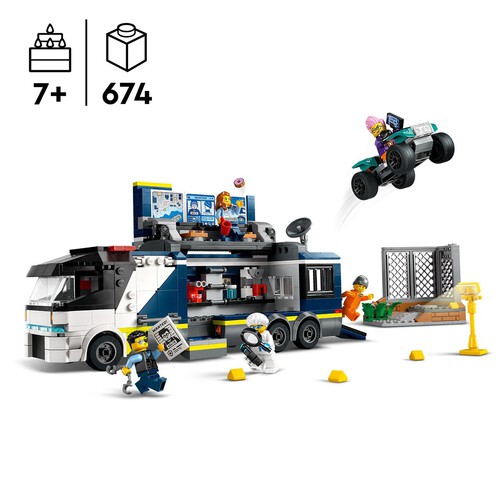 City Policyjna ciężarówka z laboratorium kryminalnym 60418 LEGO zestaw