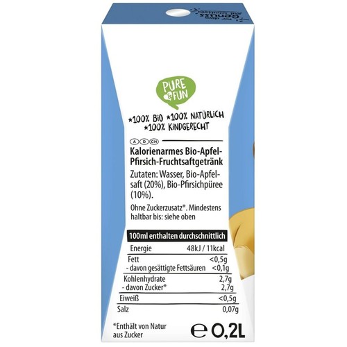 BIO Napój jabłko- brzoskwinia Bajki Disney HEJO! 200 ml