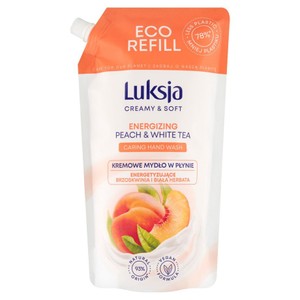 Mydło w płynie Peach zapas Luksja 900 ml