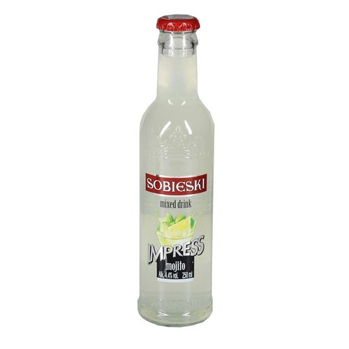 Drink Impress o smaku Mojito alk. 4,4% obj. Sobieski 250 ml