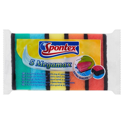 Zmywaki kuchenne Megamax Spontex 5 sztuk