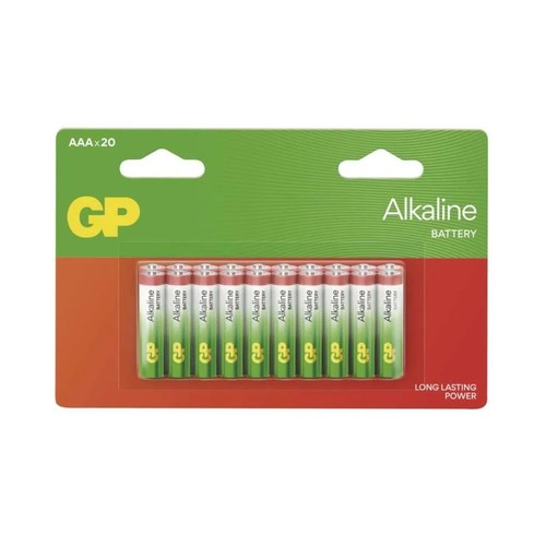 Bateria alkaliczna Alkaline AAA (LR03) GP 20 sztuk