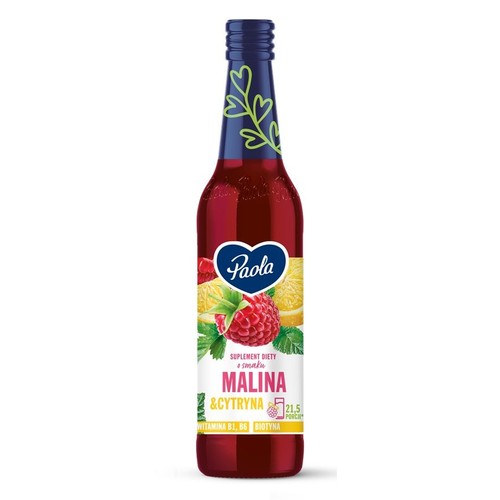Syrop malina z cytryną Paola 430 ml