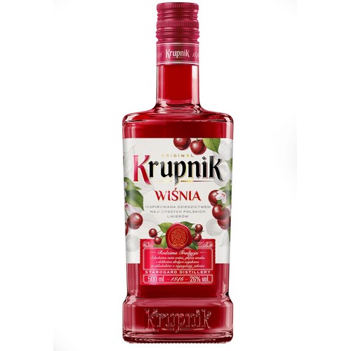 Wódka smakowa Wiśniowy alk. 26,0% obj. Krupnik 500 ml