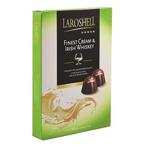 Czekoladki z alkoholem Finest Cream & Irish Whiskey LAROSHELL 150 g