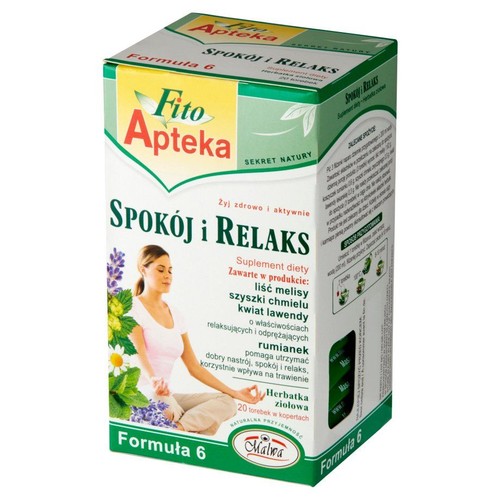 Herbata ziołowa Spokój i Relaks  Fito Apteka 20 x 2 g