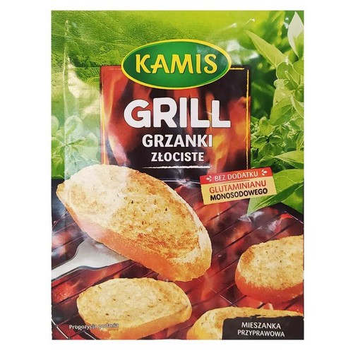 Grill grzanki złociste mieszanka przypraw Kamis 15 g