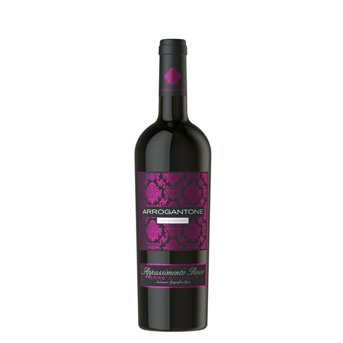 Wino czerwone wytrawne Nero d'Avola DOC Sicilia alk. 15,0% obj.  Appassite Arrogantone  750 ml