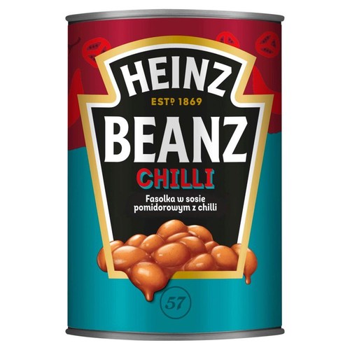 Fasolka w sosie pomidorowym z chilli Heinz 390 g