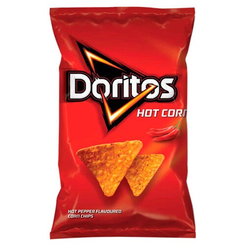 Chipsy kukurydziane o smaku ostrej papryki Doritos 100 g