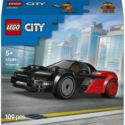 Zestaw City Supersamochód elektryczny 60486, zabawka i minifigurka LEGO 1 sztuka