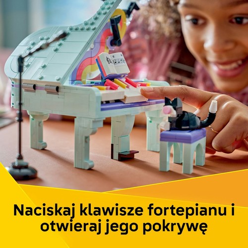 Creator 3 w 1 Dekoracyjny fortepian z kotem 31392 LEGO 1 sztuka