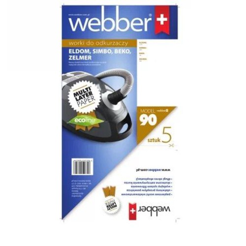 Worki do odkurzacza   OS1700  Webber 5 sztuk