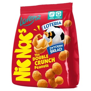 Orzeszki ziemne w chrupiącej panierce prażone NicNac 125 g