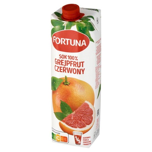 Sok z czerwonych grejpfrutów Fortuna 1 l