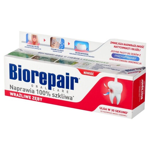 Pasta do zębów wrażliwe zęby   Biorepair 75 ml
