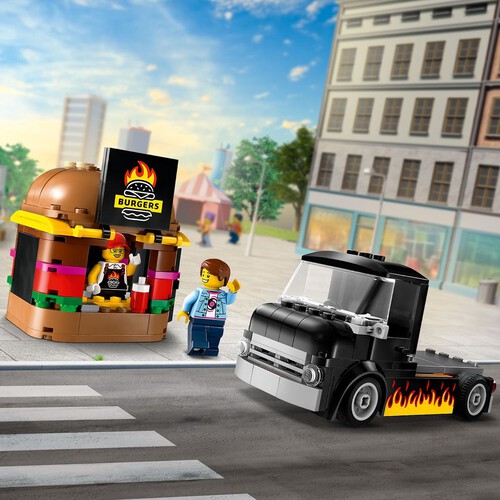 City Ciężarówka z burgerami 60404 LEGO zestaw