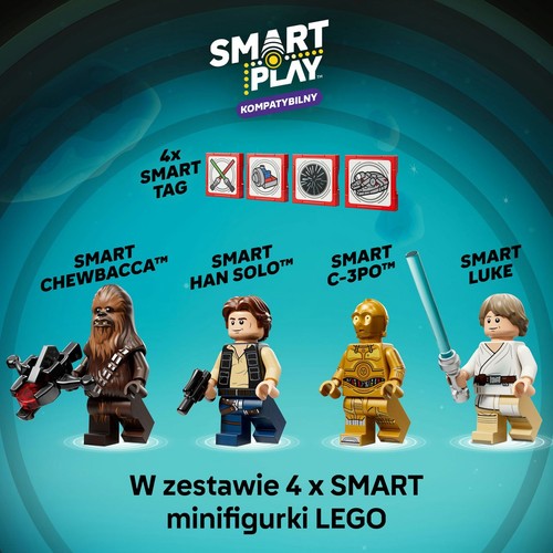Star Wars SMART Play: Sokół Millennium 75426 LEGO 1 sztuka