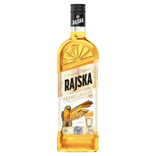 Wódka smakowa Orange Liqueur z nutą mięty alk. 25,0% obj. Rajska 500 ml
