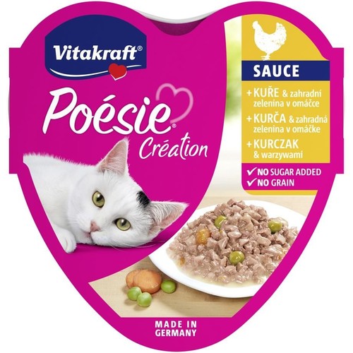 Karma mokra dla kotów kurczak z warzywami Vitakraft 85 g