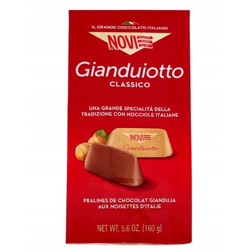 Gianduiotto Classic czekoladki z nadzieniem orzechowym NOVI 150 g