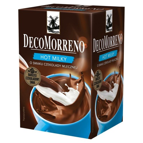 Hot Milky Napój instant o smaku czekolady mlecznej DecoMorreno 250 g