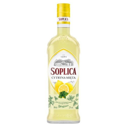 Wódka smakowa Cytryna Mięta alk. 25,0% obj. Soplica 500 ml