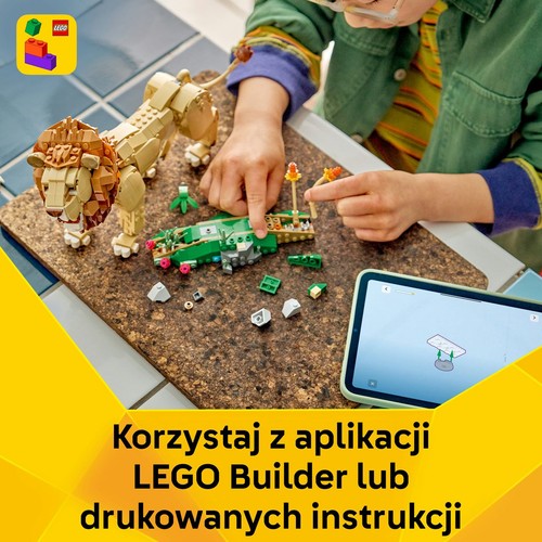 Creator 3 w 1 Dzikie zwierzęta: Dumny lew 31386 LEGO 1 sztuka