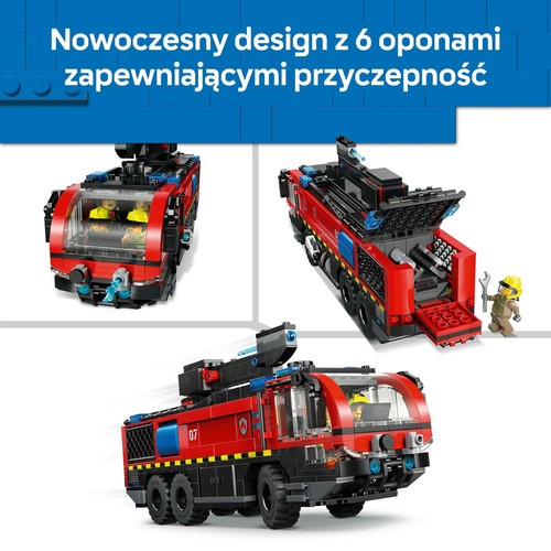 City Lotniskowy wóz strażacki 60499, zestaw konstrukcyjny z ciężarówką LEGO 1 sztuka